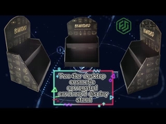 Affichage adapté aux besoins du client d'impression de compteur de carton PDQ de papier d'affichage de comptoir de POP