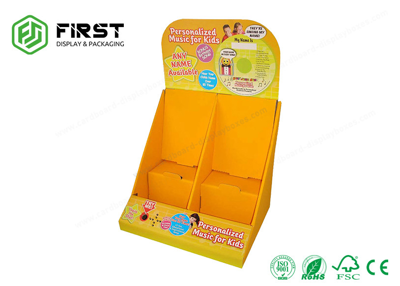Offset Printing Counter Display Boxes Custom Made Folding Cardboard PDQ Counter Display